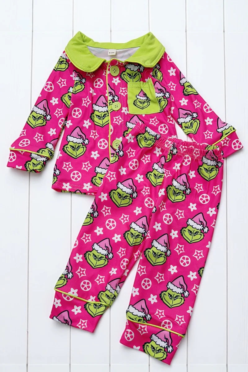 Boujee Grinch PJ Set