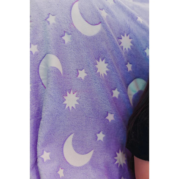 Glow in the Dark Plush Flannel Blanket