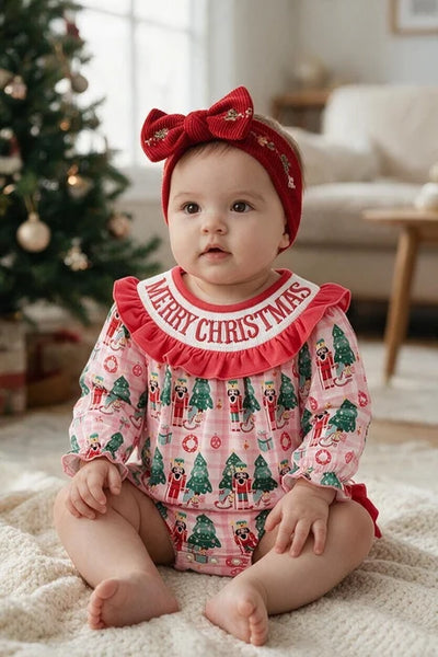Nutcracker Plaid Romper
