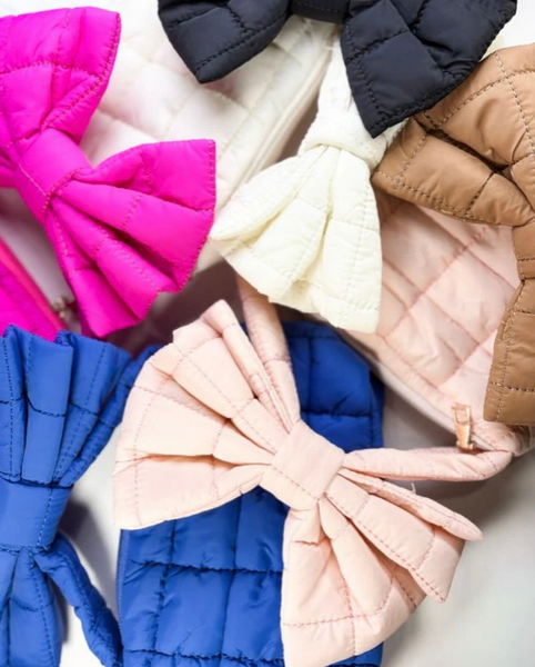 Bow Puffer Bag