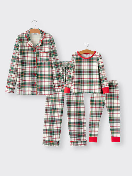 Mommy & Me Plaid PJ Set (Mom)