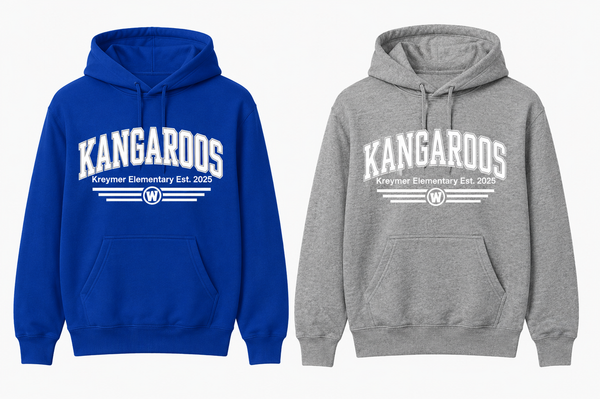 KE Kangaroos W Est 2025 Hoodie (Youth)