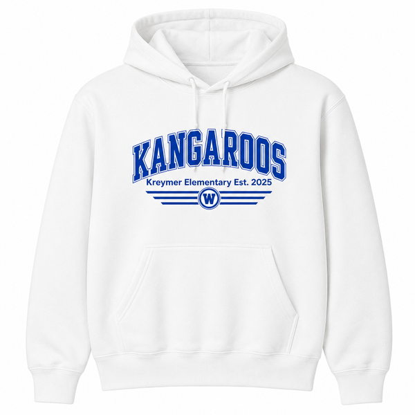 KE Kangaroos W Est 2025 Hoodie (Youth)