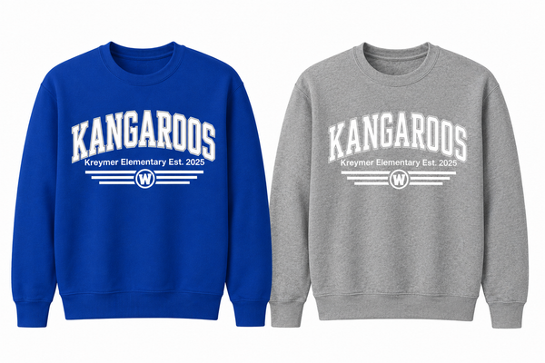KE Kangaroos W Est 2025 Crewneck (Adult)