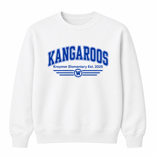 KE Kangaroos W Est 2025 Crewneck (Adult)