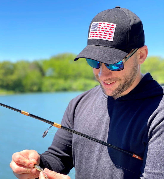USA Flag Fish Hat