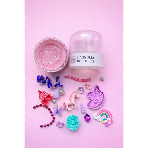 Unicorn Sensory Play Dough Jar