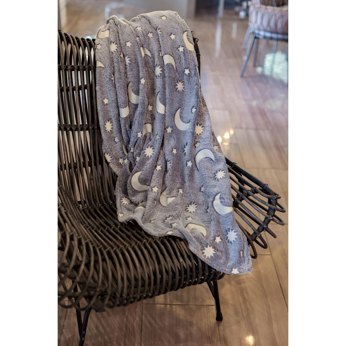 Glow in the Dark Plush Flannel Blanket