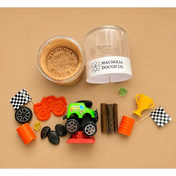 Monster Truck Sensory Play Dough Jar