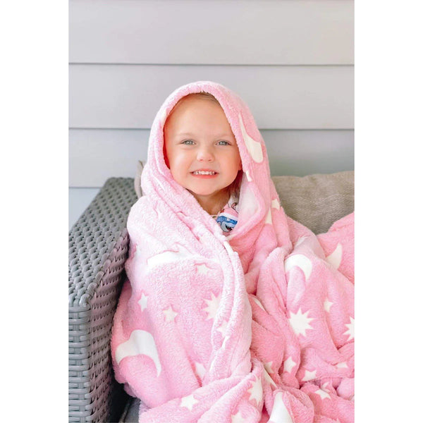Glow in the Dark Plush Flannel Blanket