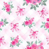 Gingham Bows Ruffle Twirl Skort