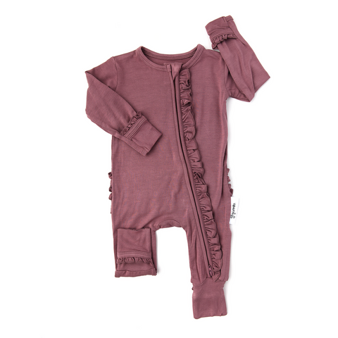 Kate Mauve Ruffled Zip