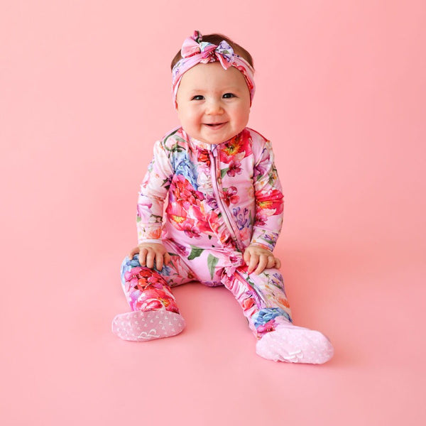 Posh Peanut Brisa Zippered Footie