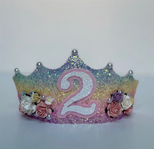 Glitter Party Crown (age 1)